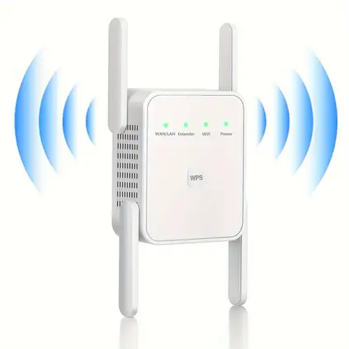 Extensor WiFi 6 1800Mbps/WiFi 5 1200Mbps extensor de banda Dual 2,4G y 5,8G  repetidor inalámbrico amplificador de rango WiFi AP/Router 4 antenas