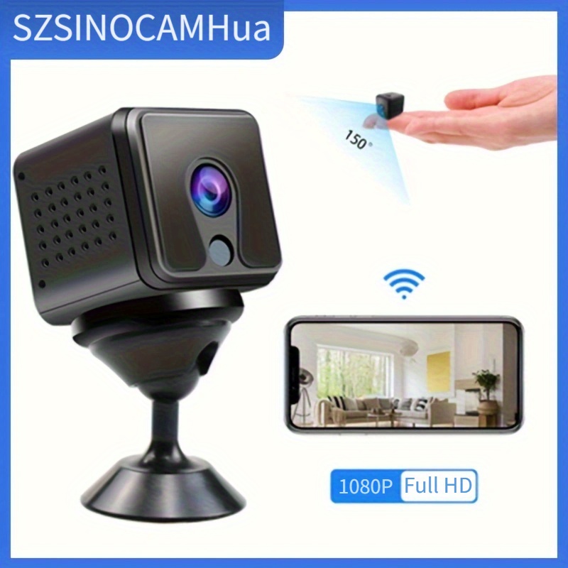  Mini cámara oculta, micro cámara inalámbrica WiFi 1080P HD  pequeña cámara de seguridad, cámara de niñera para interiores y exteriores,  mini cámaras de vigilancia con visión nocturna, video en tiempo real
