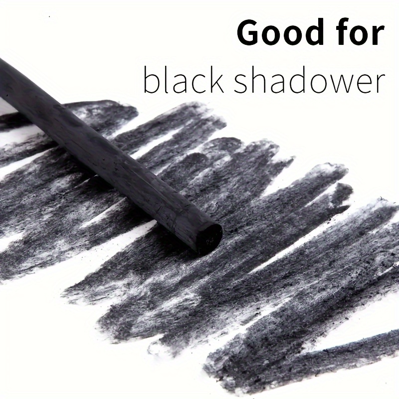 Sketch Charcoal Stick Set Drawing Class Essential Black Wood - Temu