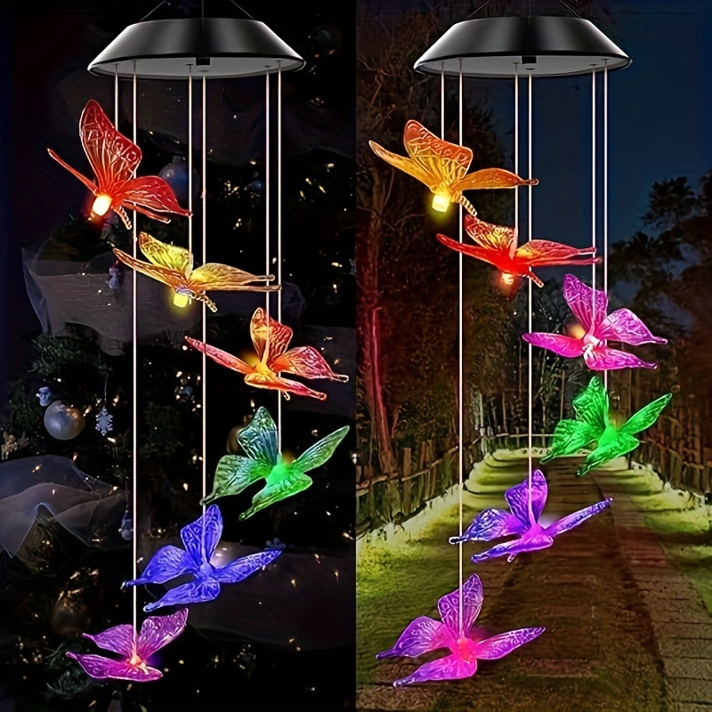 Fluttering Solar Toy Butterfly - Garden Decor Flying Butterflies, Solar  Yard Decor, Walkways and Garden Ornaments Decoration 