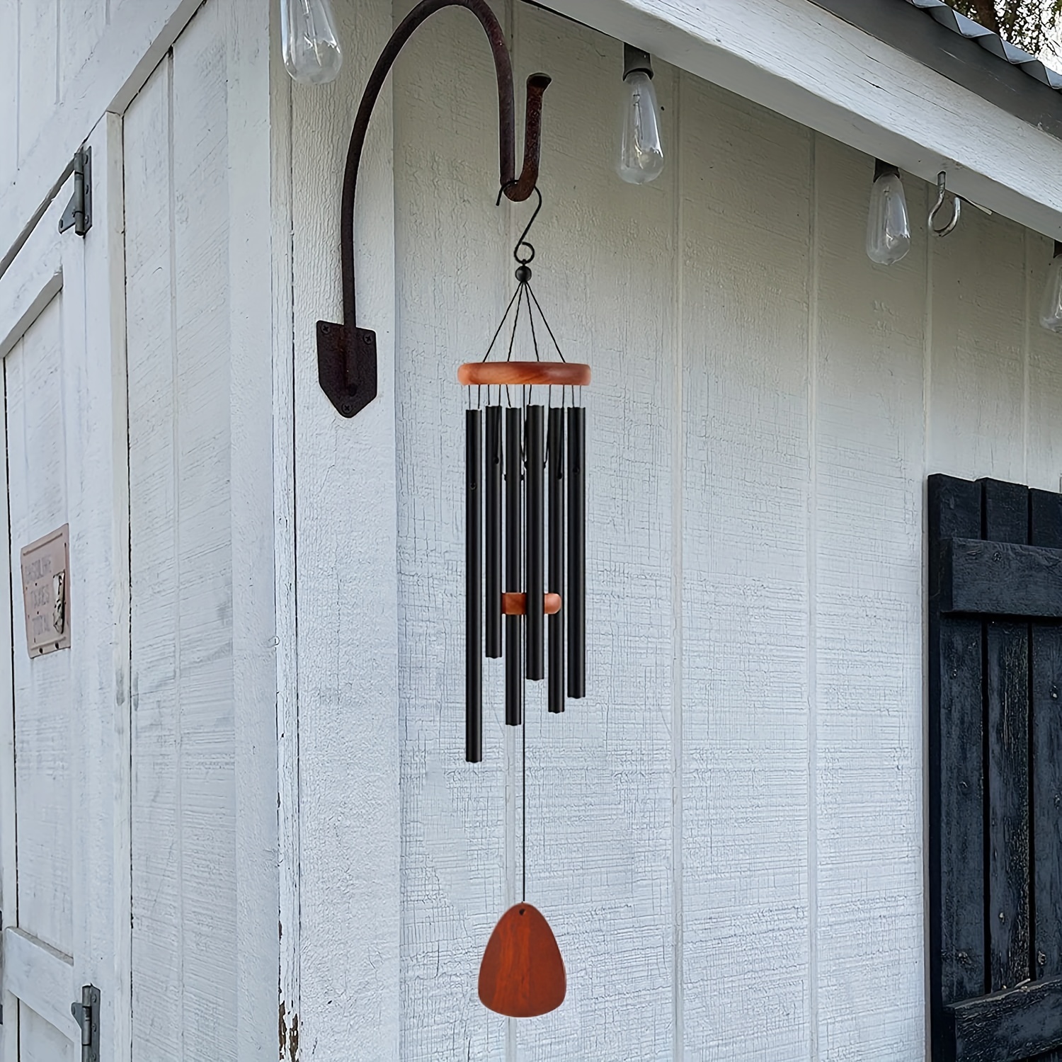 Colgador móvil de madera para bebé, marco de campana de viento de madera  para manualidades, kit móvil, campanilla de viento para habitación