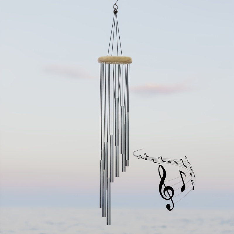 marque generique - Carillons éoliens Commémoratifs Suspendus En Plein Air Carillon  éolien de 36 Pouces 6 Tubes pour Patio - Petite déco d'exterieur - Rue du  Commerce