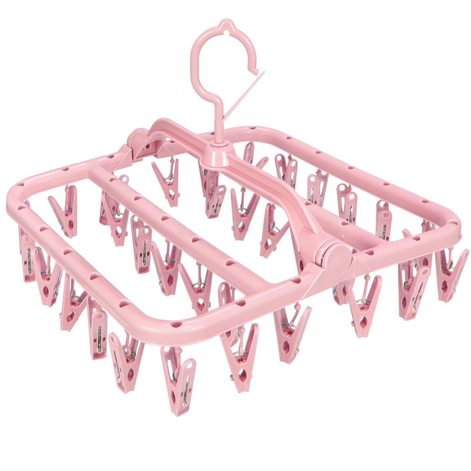 Geomag Swiss Made Foldable Baby Bottle Drying Rack – Cotton & Pink