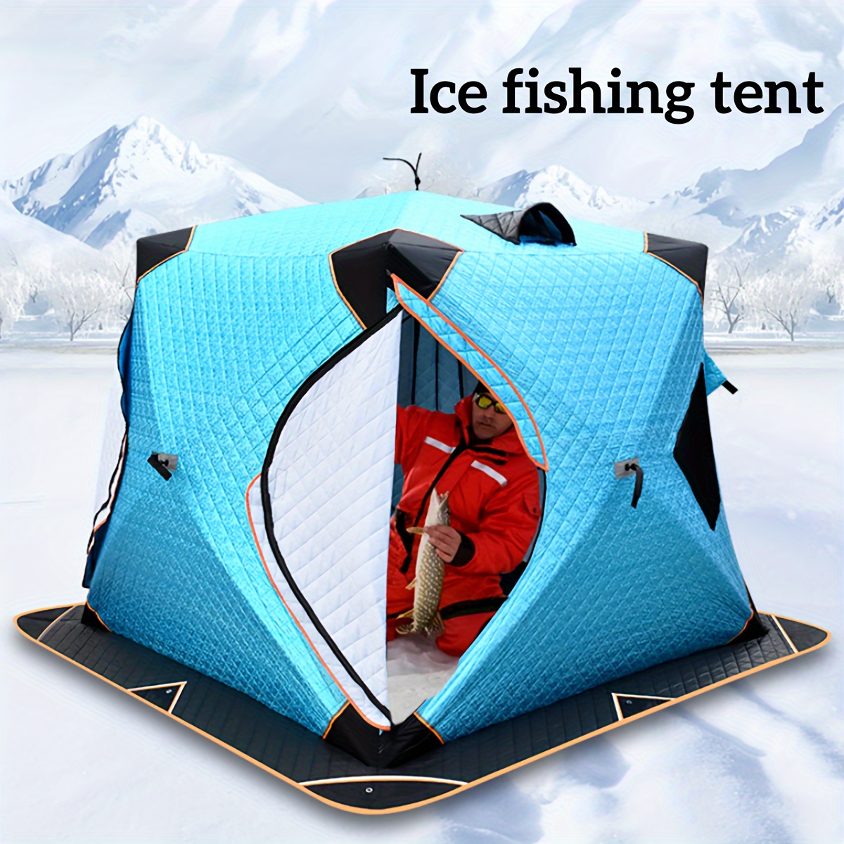 Ice Auger Drill Hard Lightweight Ice Breaking Ice Fishing Drill Winter Tent  Pegs Winter Ice Nail Outdoor Supplies