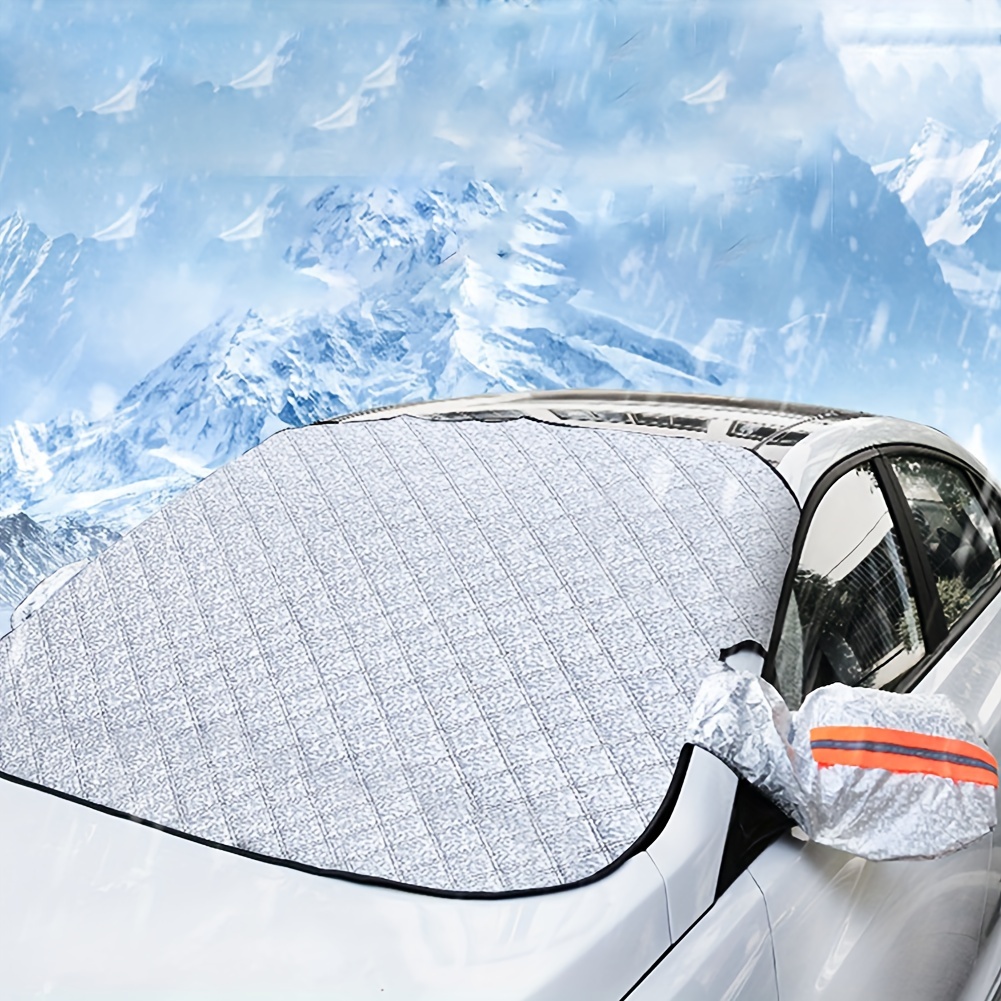 Die Auto Windschutzscheiben Schneedecke Ist Beidseitig Und - Temu