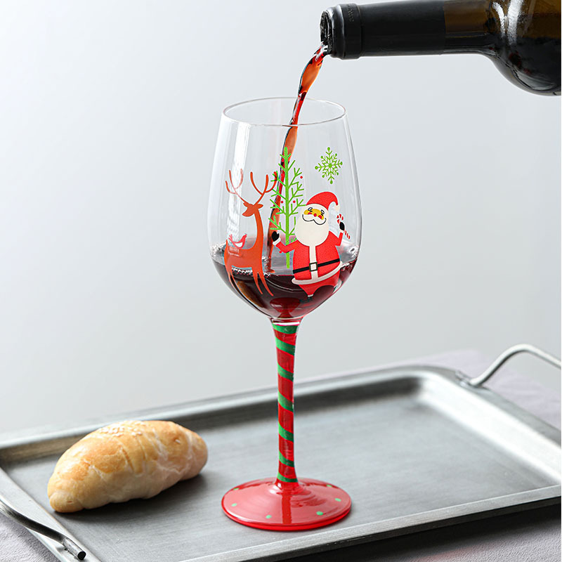 2Pcs Novelty Wine Glass Decorative Glass Cup Red Wine Glass Party Wine Cup  Glass Cup 