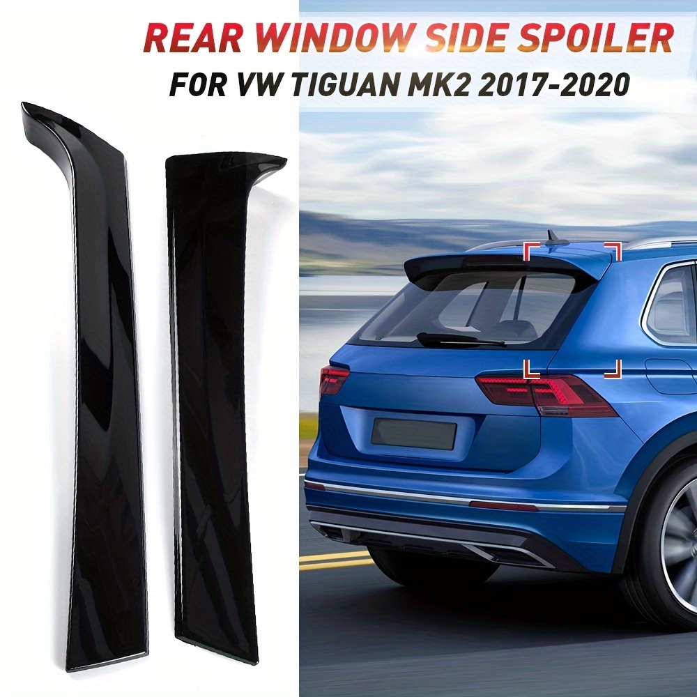 For Volkswagen VW Tiguan MK2 2017-2023 Rear Roof Sport Spoiler Wing Styling  Exterior Accessories Part Kits Tuning Black