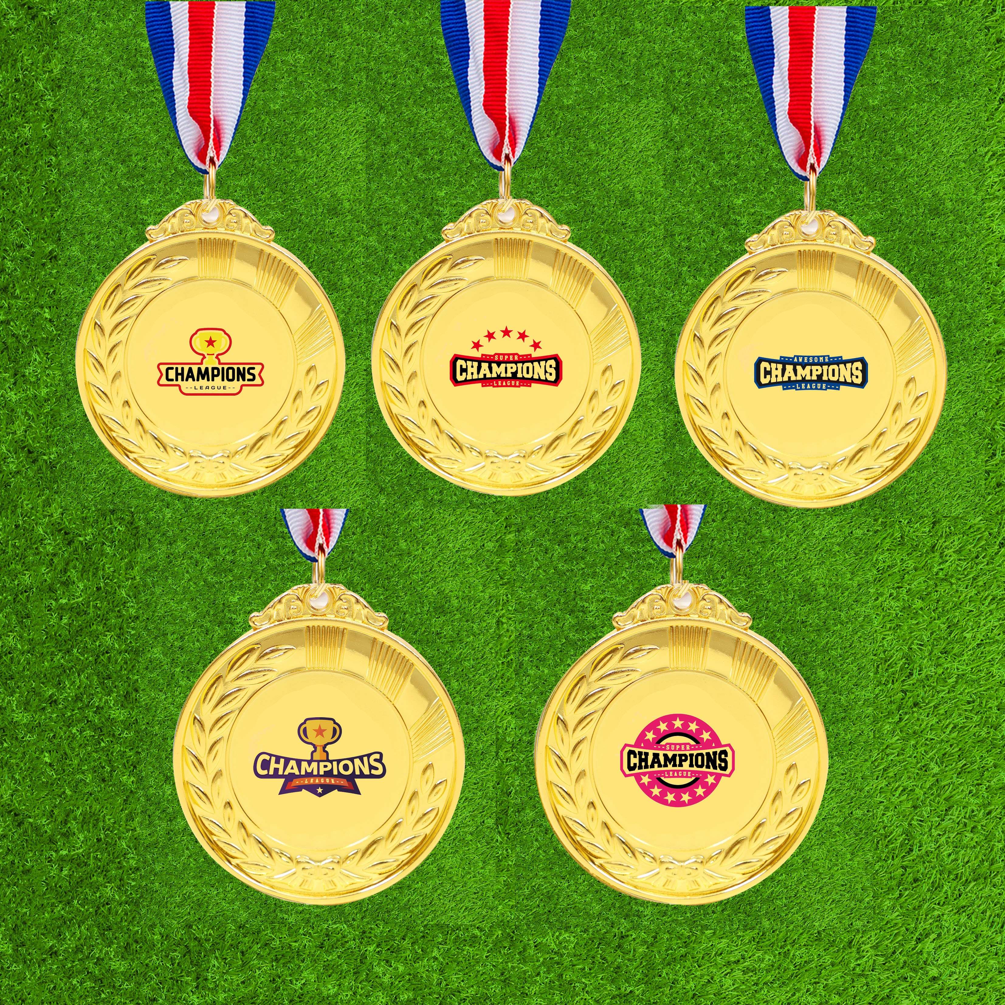 Swpeet - Medallas de metal dorado y plateado con cinta de bronce, estilo  olímpico para niños, eventos infantiles, aulas, juegos de oficina y  deportes, 3 unidades : : Deportes y Aire Libre