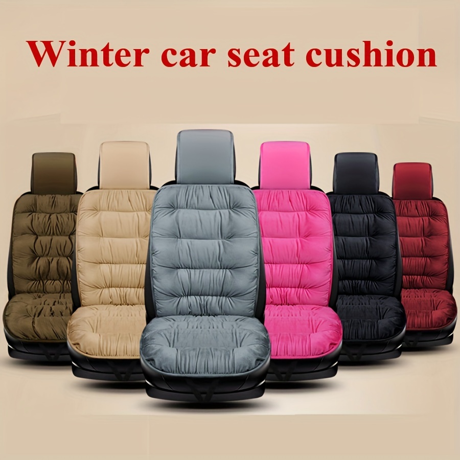 Car Auto Thick Warm Fluffy Fox Front Rear Back Seat Cushion Pad Winter  Universal
