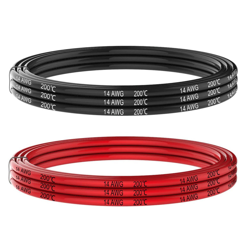 AC/DC Wire 8 Gauge 8 AWG Welding Battery Pure Copper Flexible Cable Wire -  Car, Inverter, RV, Trucks (250 ft Black + 250 ft Red)