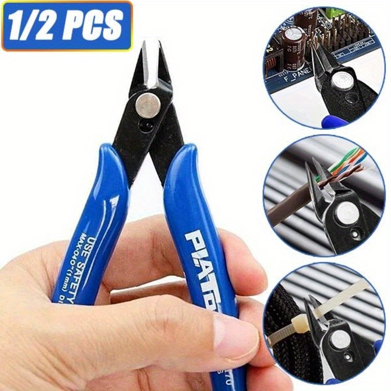 FLAT NOSE Jaws Pliers 5 With V-SPRING Jewelry Making Repair Tools PL-042