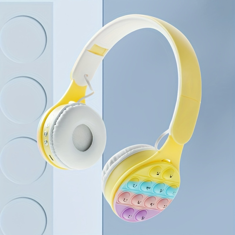  Auriculares Bluetcooth 2023 para niños de 3 a 21 años, con  luces LED coloridas, cómodos auriculares inalámbricos con micrófono,  volumen limitado de 94 dB para la escuela, iPad, PC, TV, teléfonos :  Electrónica
