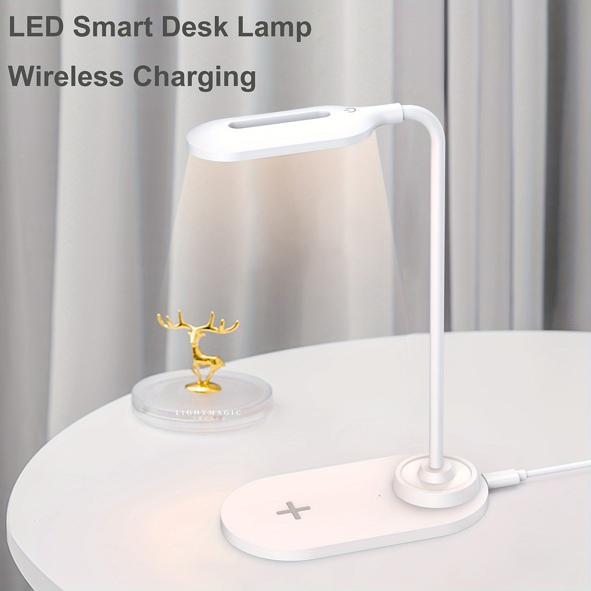 Lámpara Sobremesa LED Cargador Inalámbrico Wire Less. Compra