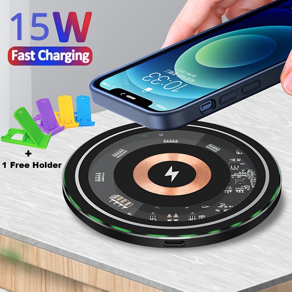 Power Outlet Wireless Charging, Extension Cord,,, Fast Wireless Charging, 2  Outlets, 2 Usb Ports (3a), 2 Typec Fast Charging Ports (5v/3a), For Office,  Business, Home, Collective Dorm And More - Temu