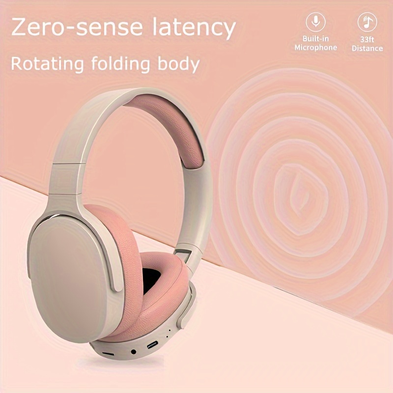 Auriculares Rosa Mpow H7 Bluetooth Inalambricos C/micrófono