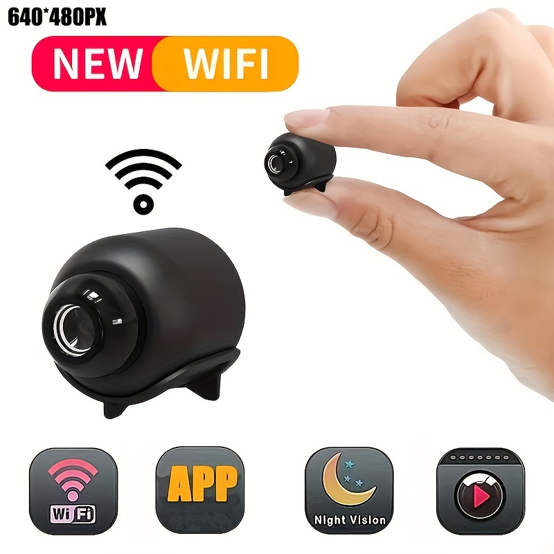 Acquista Mini telecamera WiFi Videocamera wireless HD 1080P con visione  notturna Telecamere di sicurezza per uso interno