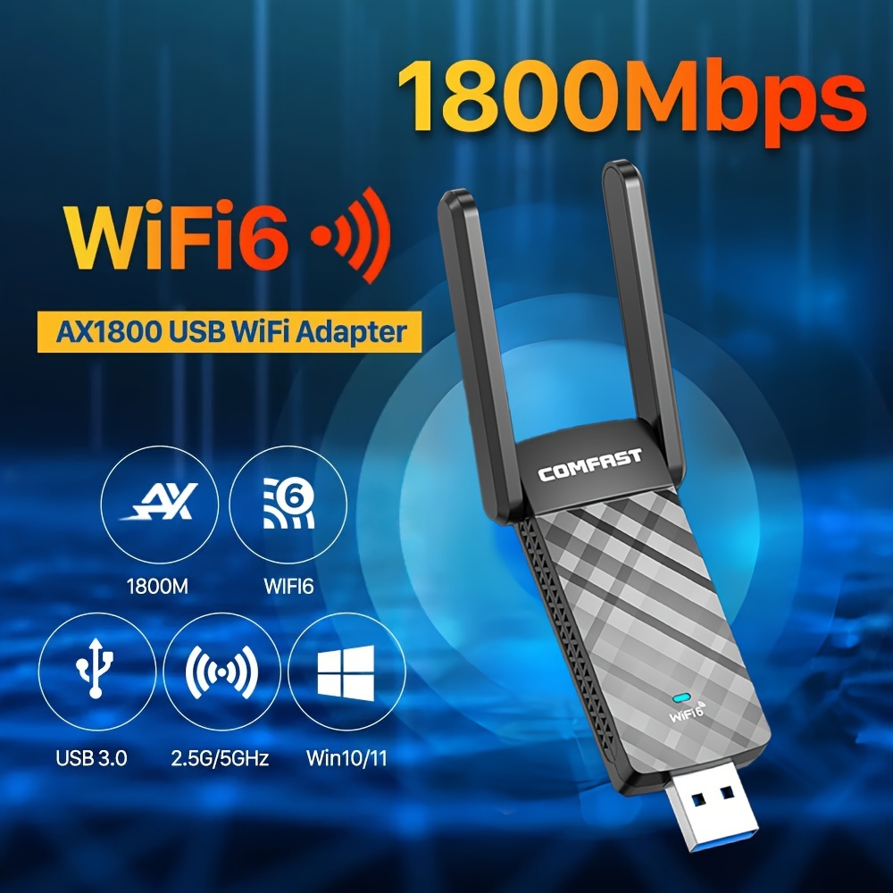 Compre Wifi 6 1800m Repetidor Inalámbrico De Doble Banda y Repetidor Wifi 6  Ax1800 de China