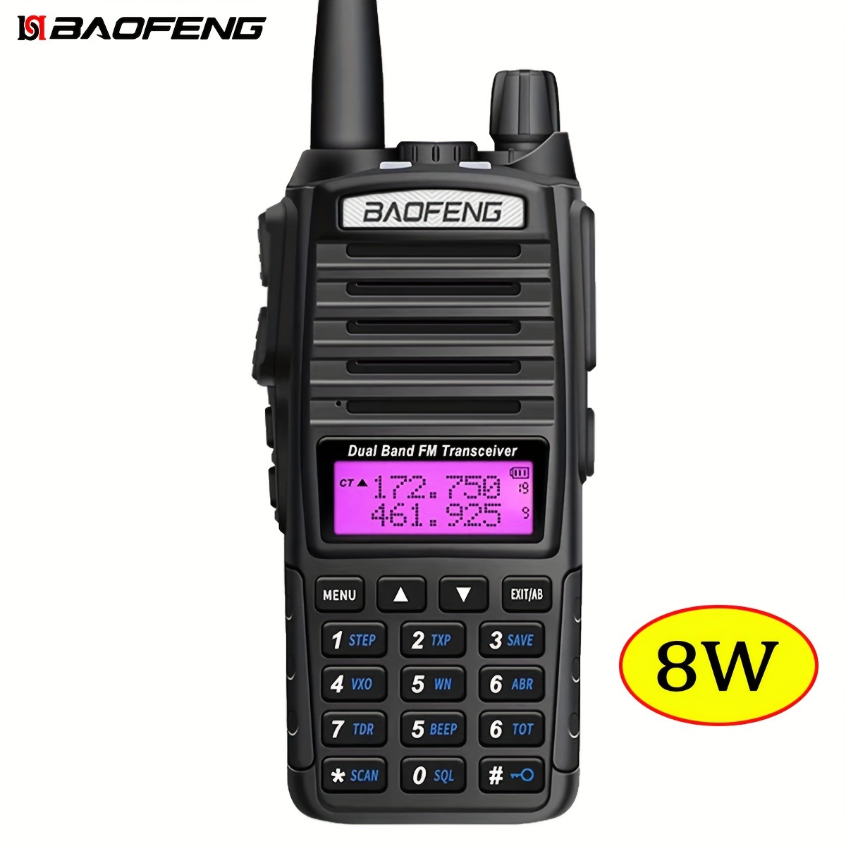 3x Baofeng UV-9R Plus IP67 Waterproof UHF/VHF 136-174/400-520Mhz Walkie  Talkie Two Way Ham Radio + Headset
