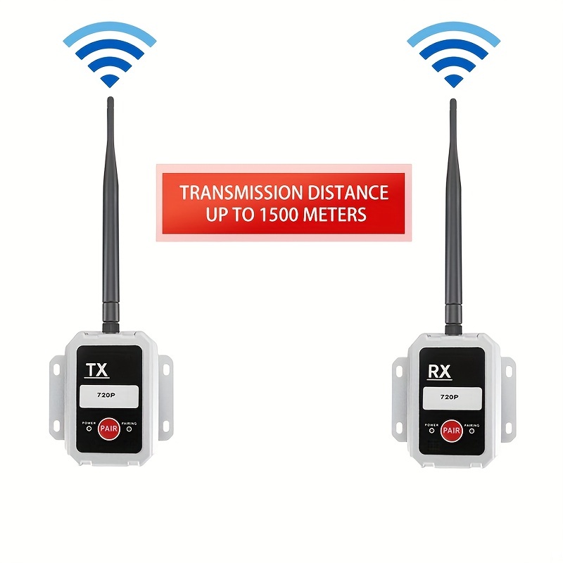 50m Transceiver Sans Fil Transmetteur Vidéo Transmetteur Récepteur