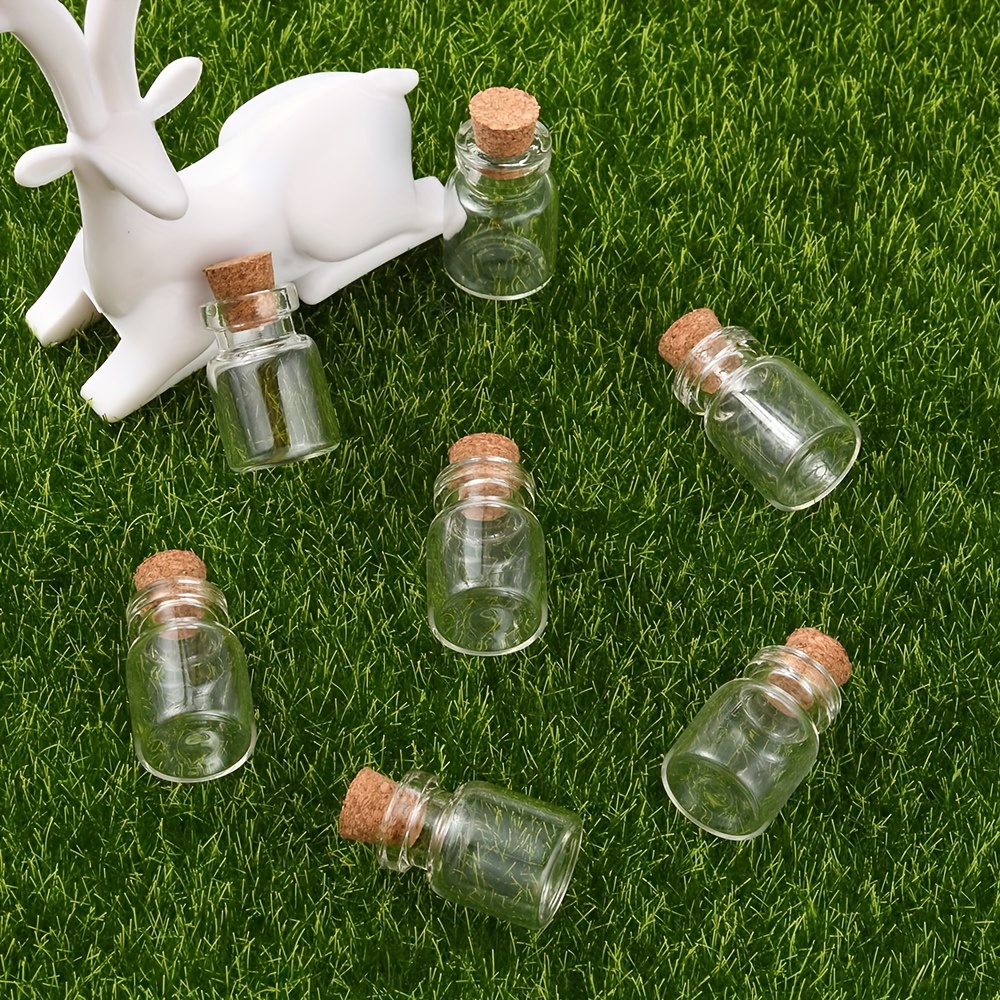 Mini Clear Glass Bottles 8 Shapes Wishing Drift Portable - Temu