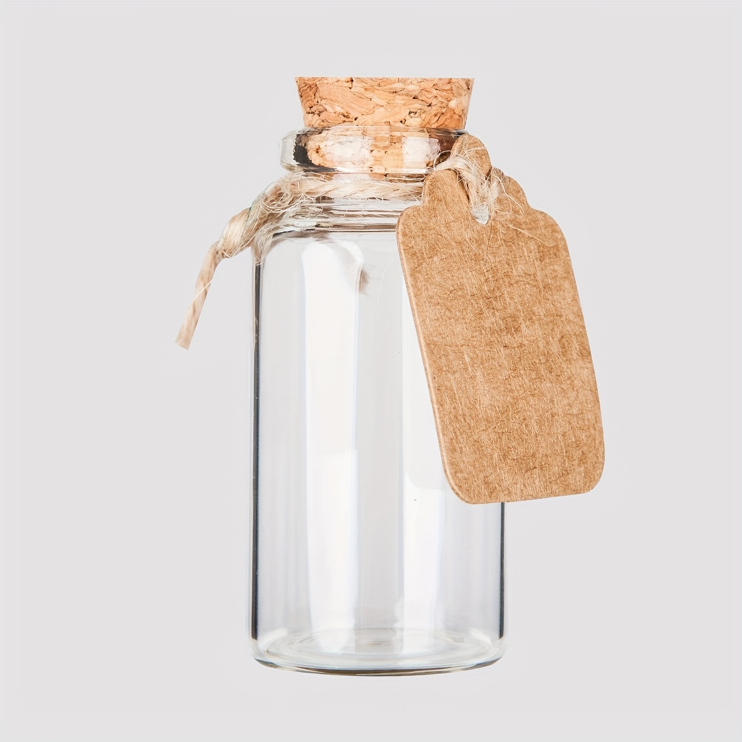 Small Glass Bottles with Cork - 3.4 oz Mini Jars with Lids for