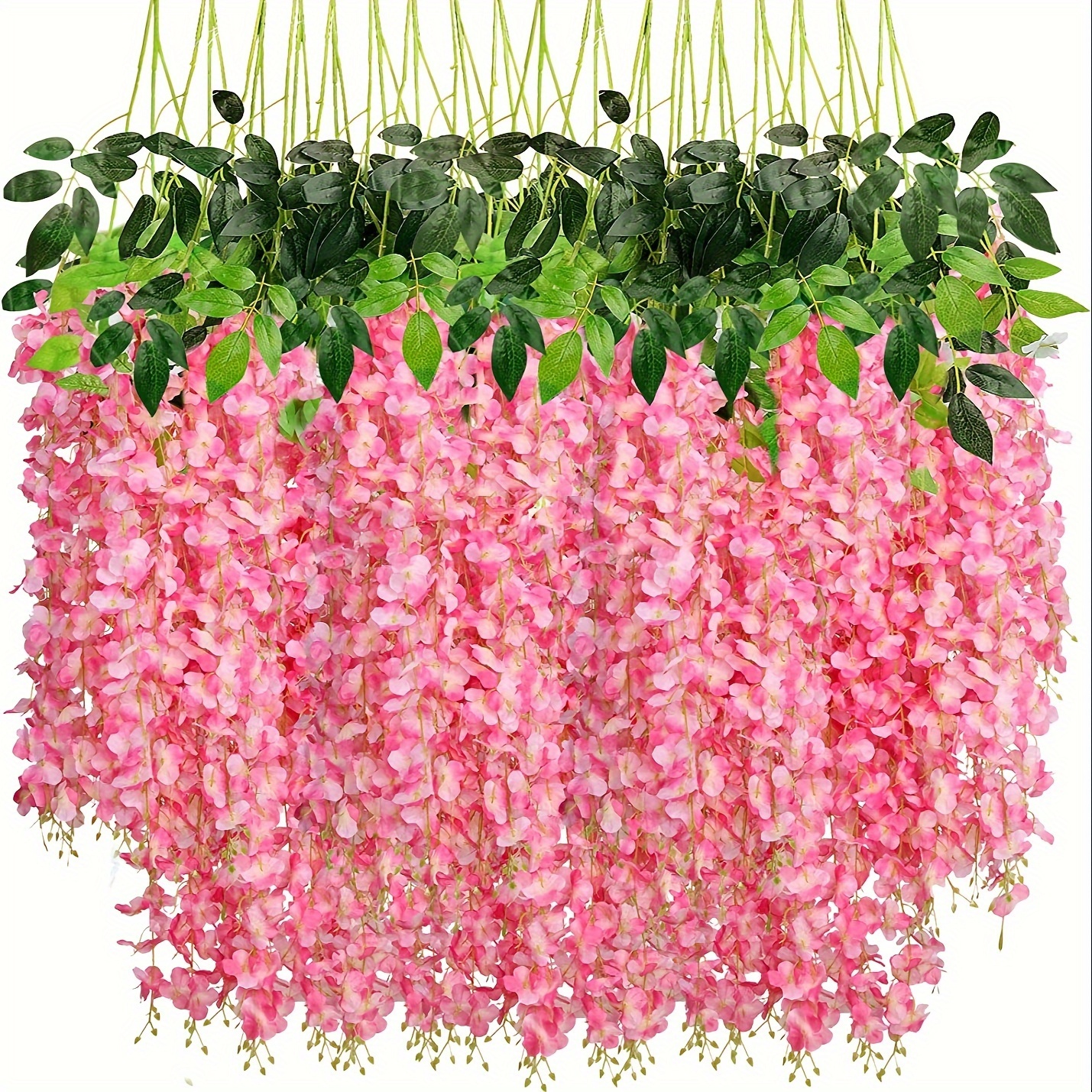 1pc Artificial Baby's Breath Garland, Simulation Flowers Greenery Grass  Vine Arch Ornament Wall Hanging, For Home Room Wedding Decoration  68.9inch/5.7