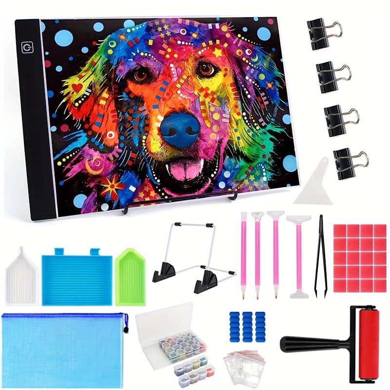 A4 LED Light Pad Kit Diamond Painting Light Board with Diamond Painting  Accessories DIY 5D Diamond Painting - China A4 LED Light Pad Kit and Diamond  Painting Tray price