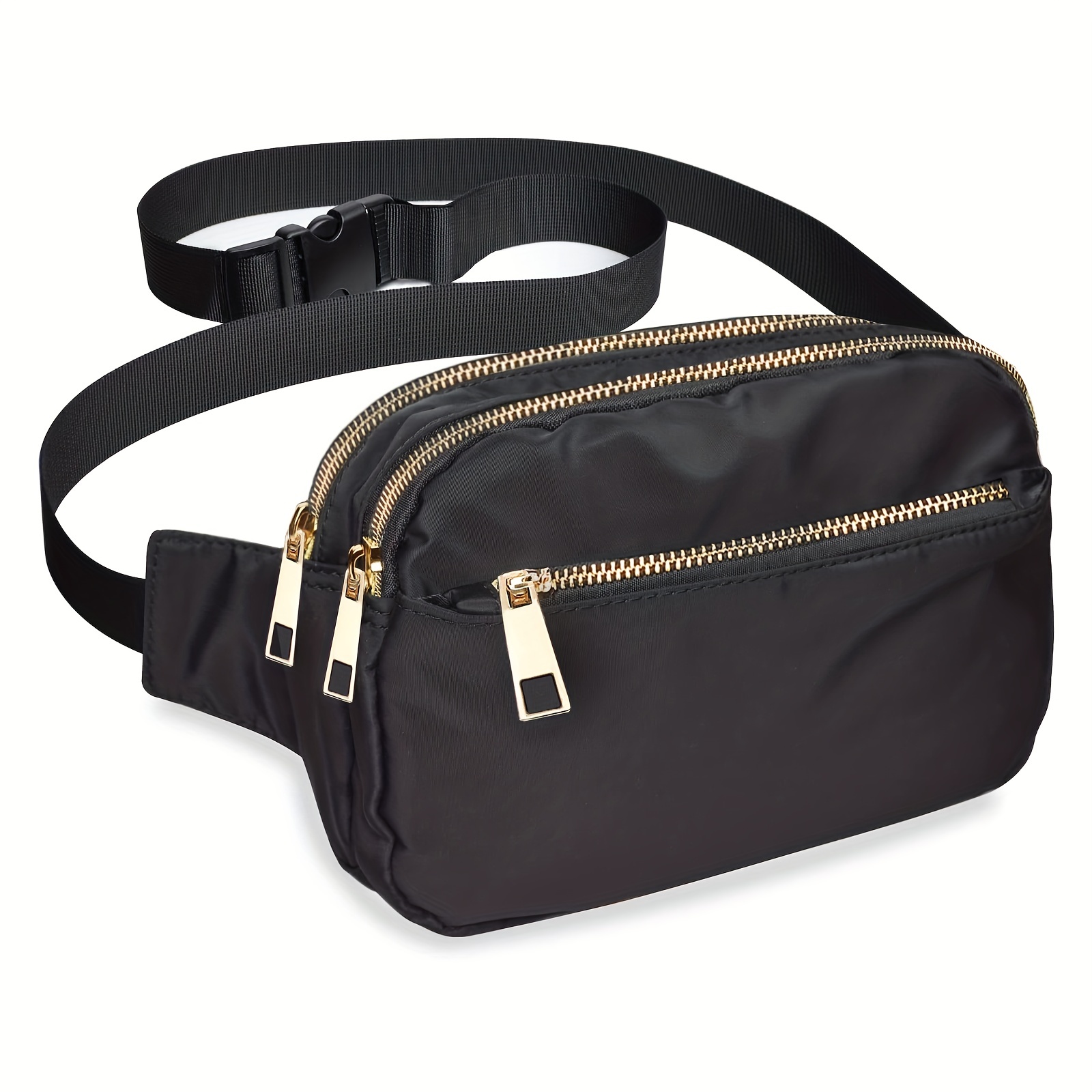 Faux Leather Chest Bag, Plaid Pattern Zipper Sling Bag, Fashion Fanny Pack  For Sports & Travel - Temu United Arab Emirates