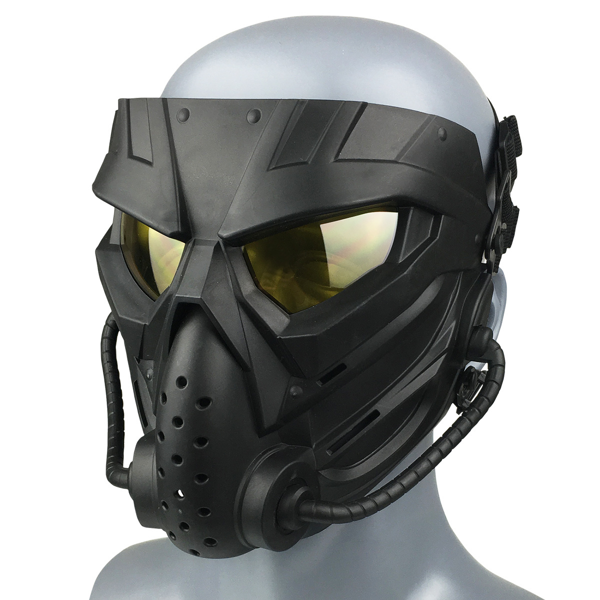 BB Gun White Airsoft Protective Half Helmet Paint Ball Masks Outdoor Sport  DJ