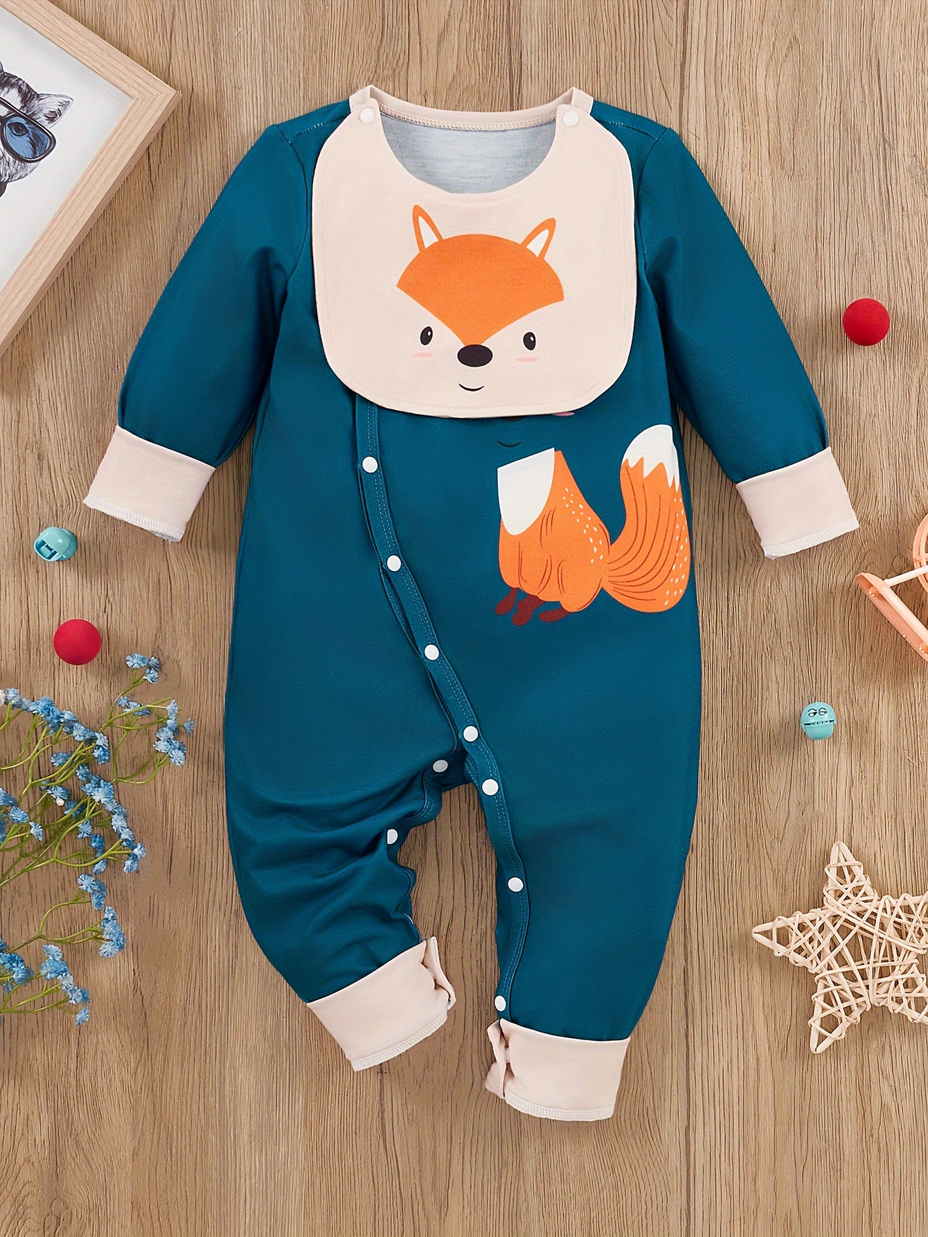 Fox baby pajamas hot sale