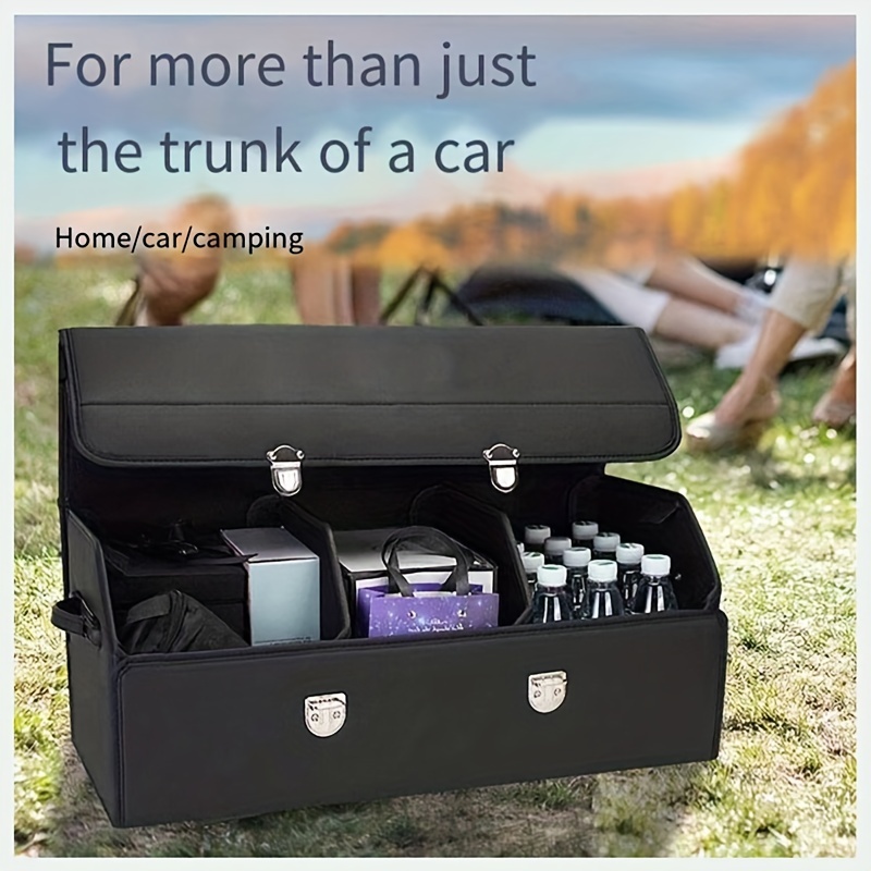 Car Supplies Trunk Storage Box, Foldable Large Size Charter Car Storage  Box, Camping Car Storage Box, Car Washing Tool Bag