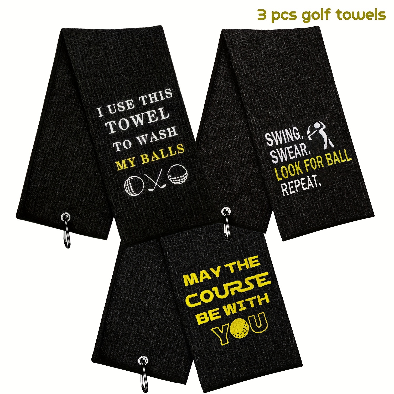 1pc Sublimation Golf Towels, Blank Towels For DIY Printing