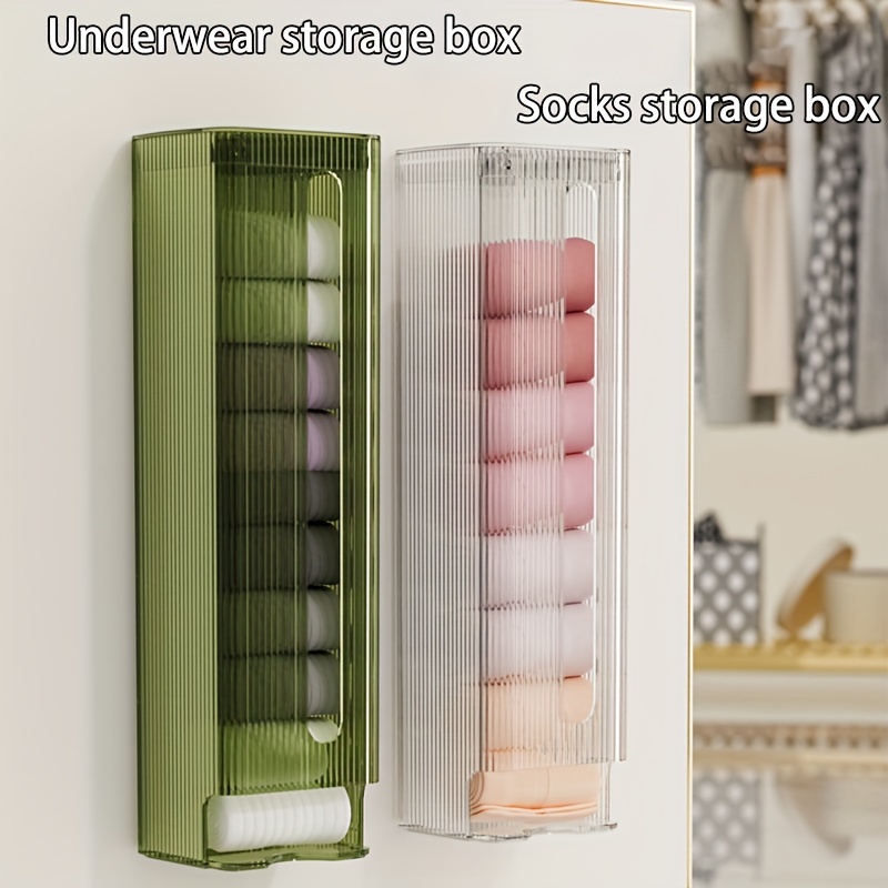 Underwear Storage Box Wall mounted Transparent Finishing Box