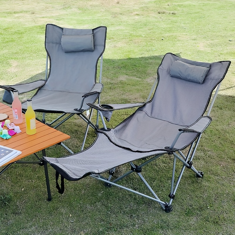 Sillas de camping portátiles, disfruta del aire libre con una silla  plegable versátil, silla deportiva, silla para exteriores y silla de  césped, color
