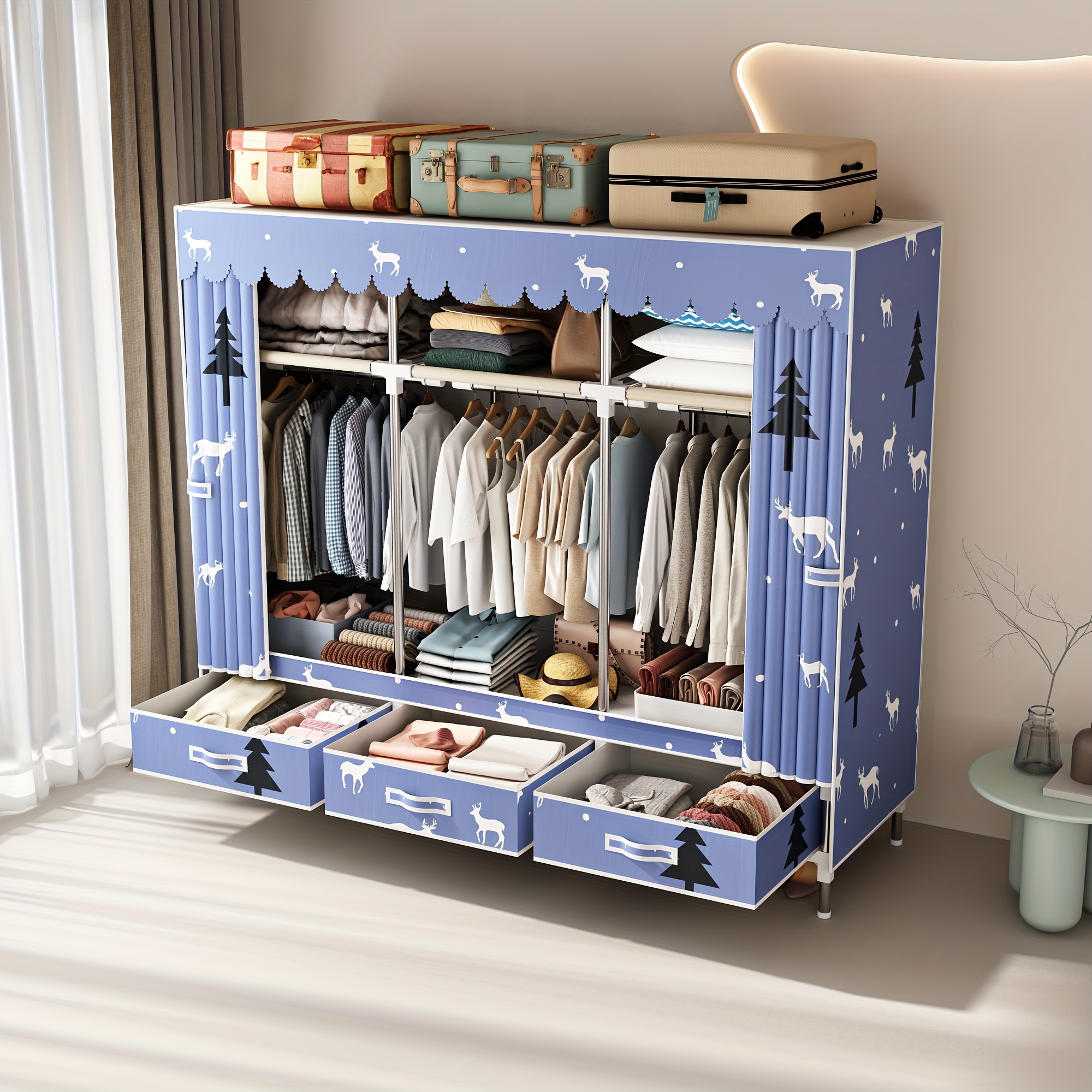 Clothes Storage Organizer, Soldi Color Container With Grids, Versatile  Wardrobe Box - Temu Israel