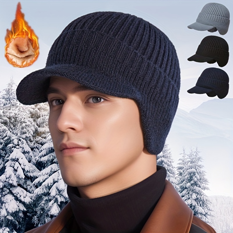 Man Winter Hat - Temu