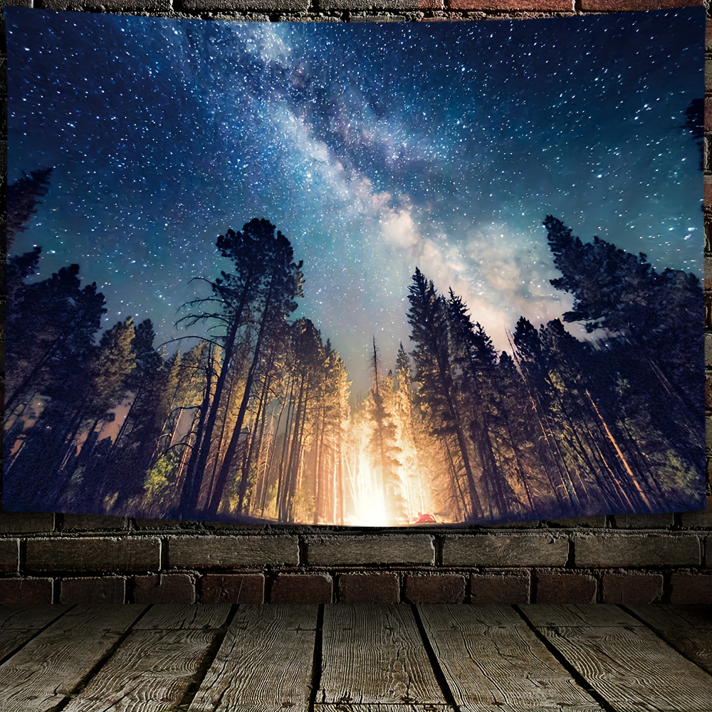 Extra large forest online tapestry