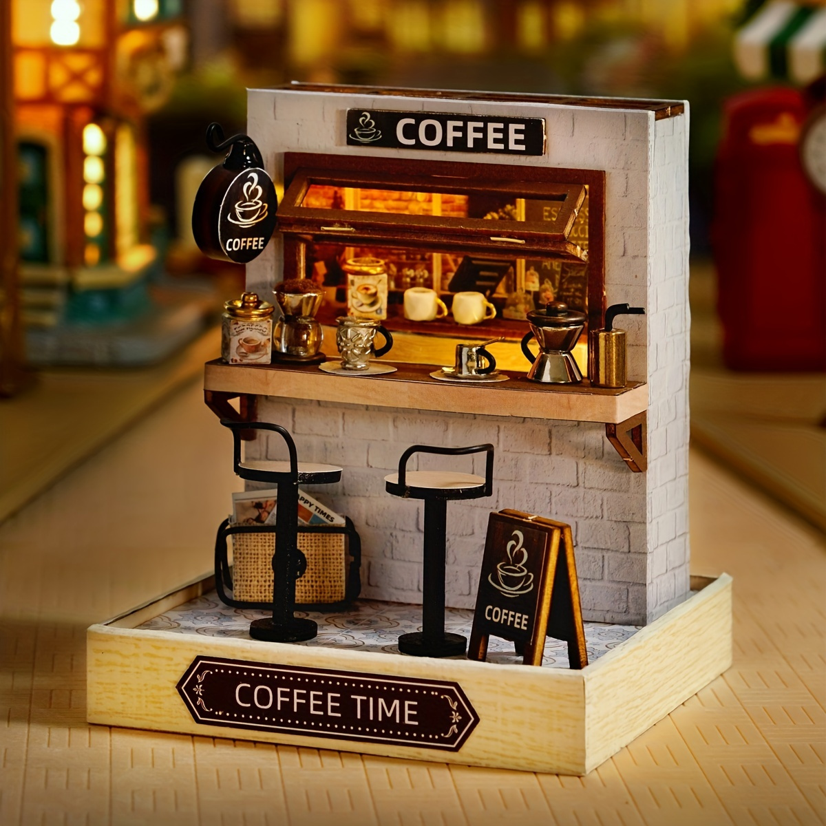 1358pcs Mini Macchina Caffè Giocattolo Blocco Costruzione - Temu Switzerland