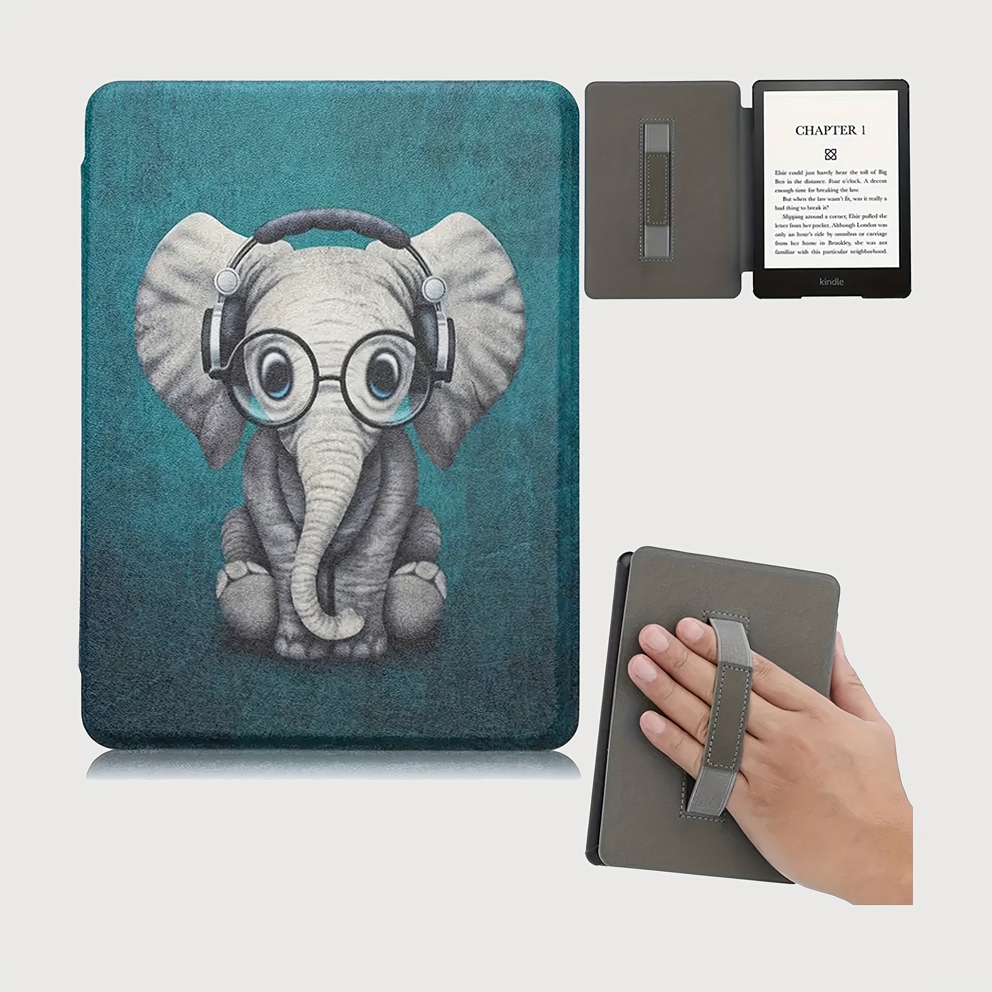 MoKo Funda compatible con Kindle de 6 (11.ª generación-2022), funda de pie  Origami con cubierta trasera magnética de PC para Kindle 2022 11ª
