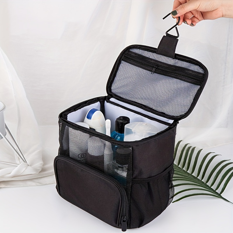 Easy-Carry Mesh Toiletry and Shower Tote with 6 Storage Compartments.  Perfect for Dorm, Camp, Traveling and Gym use.Dries Quickly for  Reuse.(Retro Gamer MESH Shower Caddy)