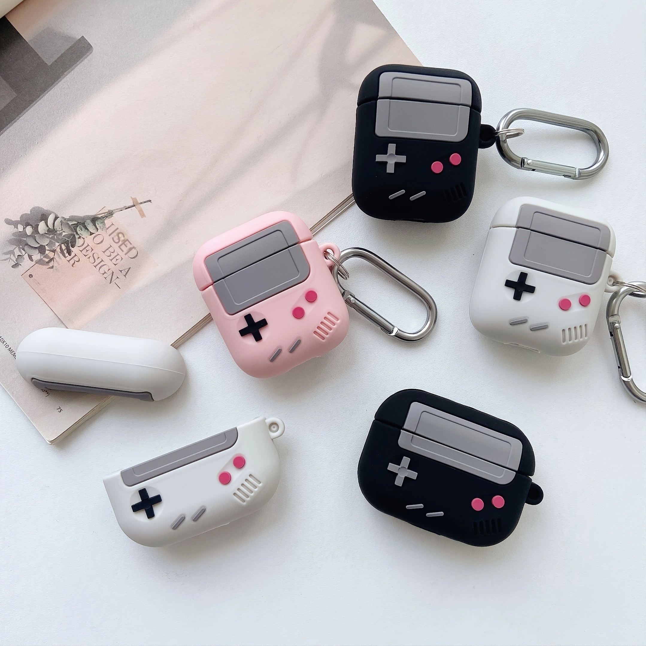 Funda y llavero Hip hop bulldog AirPods, funda AirPods 3, linda