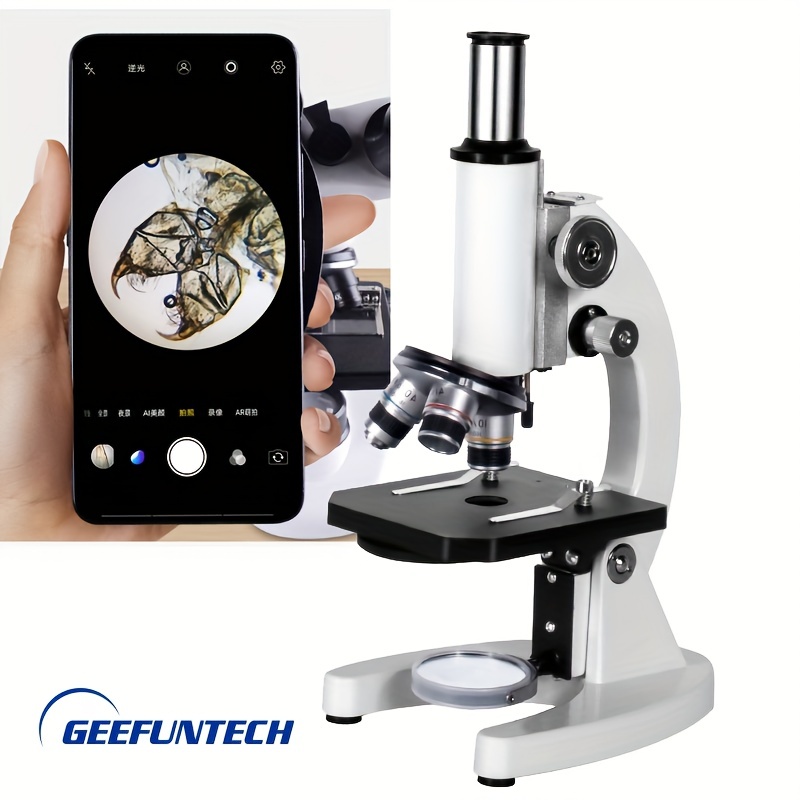 Portable Phone Microscope for Kids Adults Mini Microscope with CPL Lens Led  Light 200x Pocket Micro Compatible with iPhone Android 