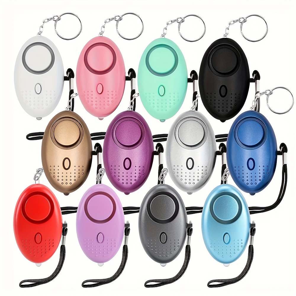 15pcs/set Daily Safety keychain kit with self-defense alarm,fur