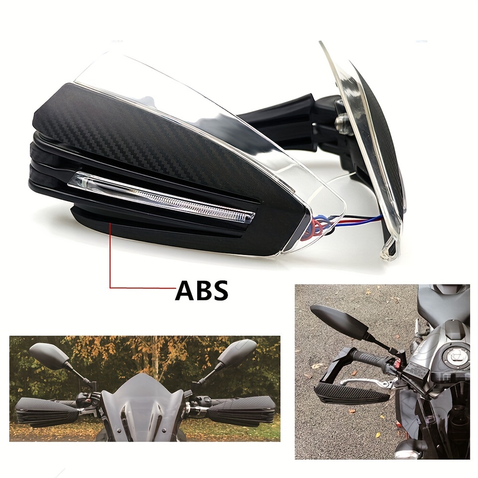 Parabrisas universal para la mayoría de motocicletas, gran altura y flujo  de aire, deflector de viento, protector de alerón para cuarenta y ocho