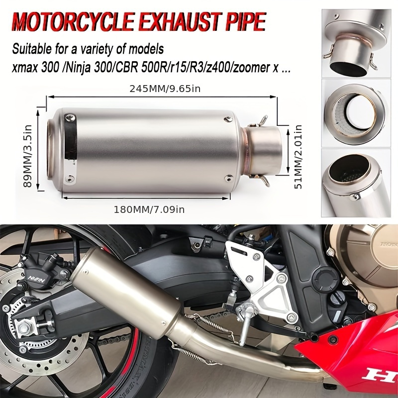 Motorcycle Exhaust Escape Front Middle Connecting Pipe Hook - Temu Canada