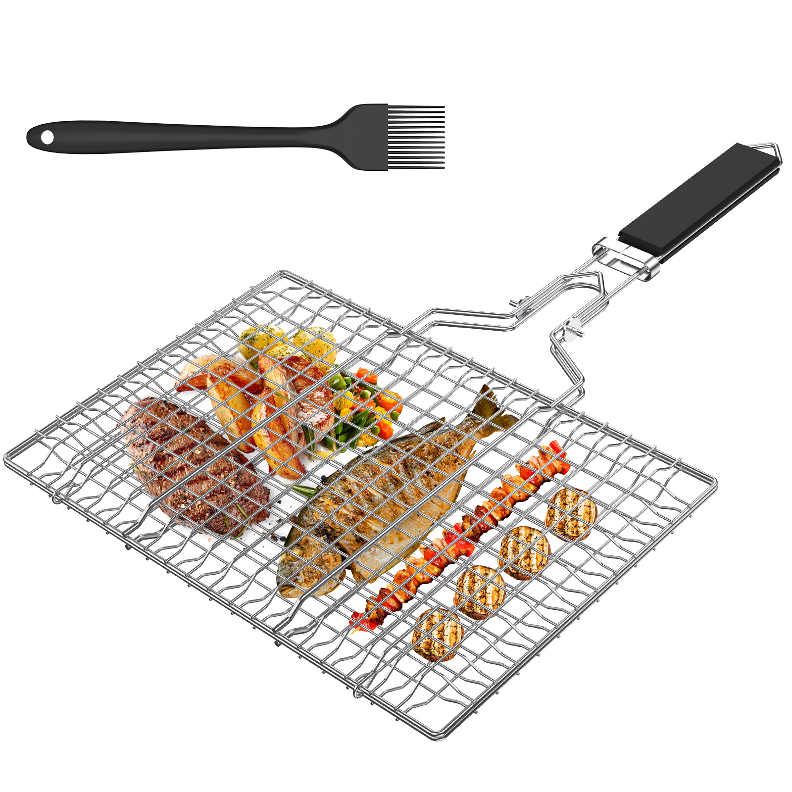 Grill Grate Probe Clip Temp Probe For Grilling 4pcs Metal Grill Thermometer  Brackets For Smokers Grills Clip And Ovens Food - AliExpress