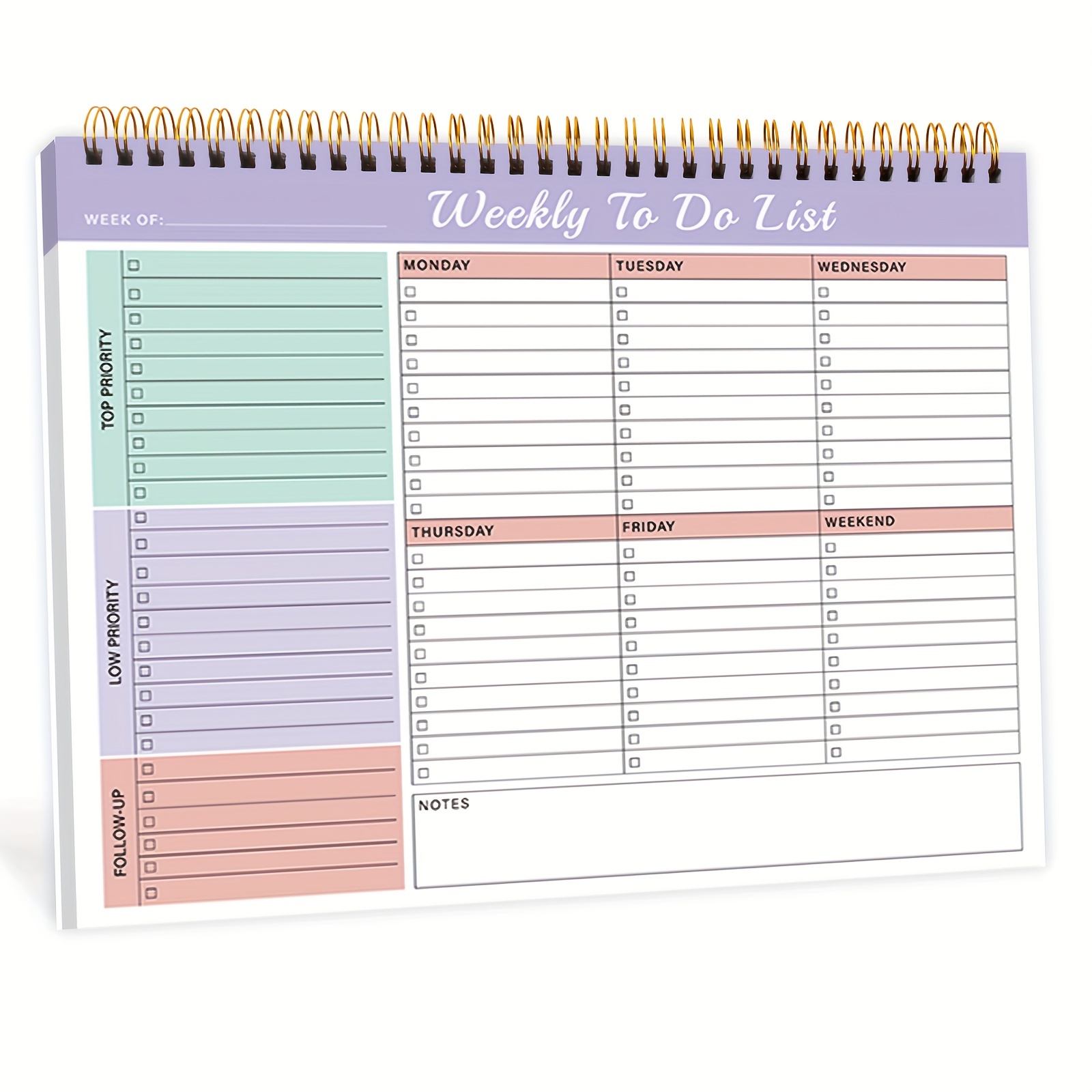 1pc Creative Simple Desktop Schedule Book Planner Mensile - Temu Italy