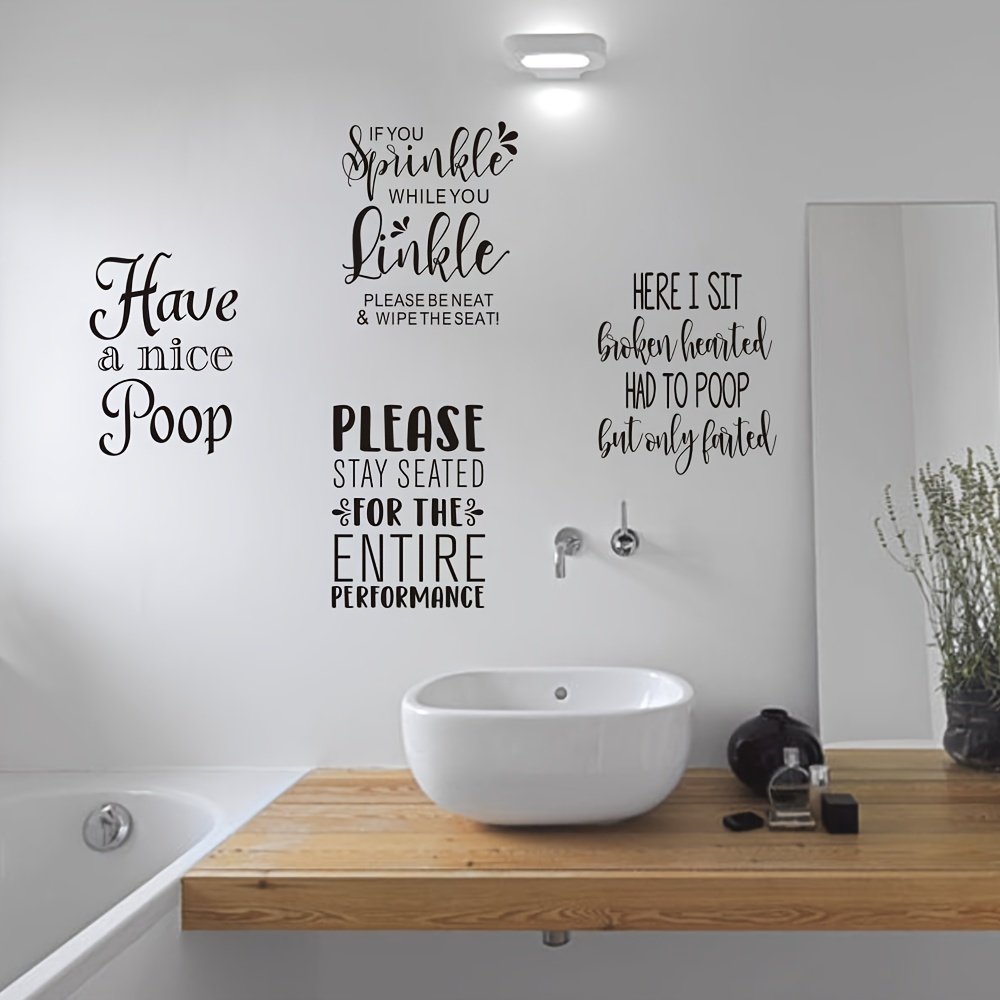 Bathroom Wall Vinyl Wall Art Sticker Decal - No Selfies In The Bathroo –  All Things Valuable