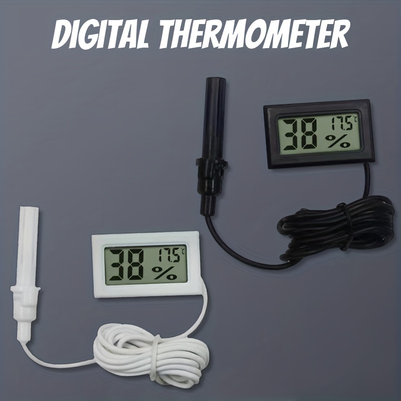 Embedded Temperature and Humidity Meter FY-12 Electronic Hygrometer Digital  Temperature and Humidity Meter with Probe 1 Pcs - AliExpress