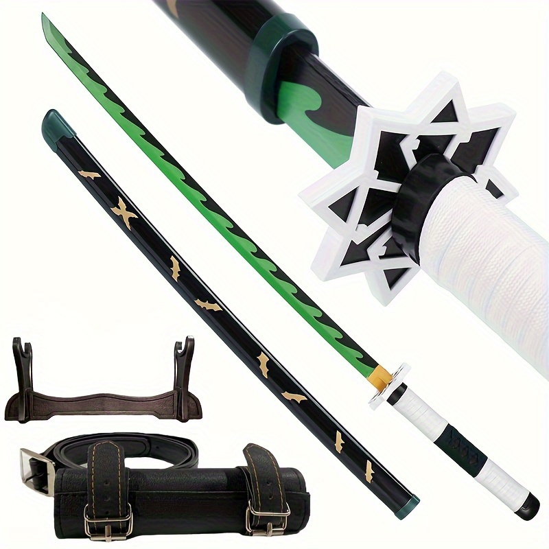 CARNEVALE HALLOWEEN KATANA SAMURAI SPADA GIAPPONESE NINJA IN LEGNO COSPLAY  73 CM